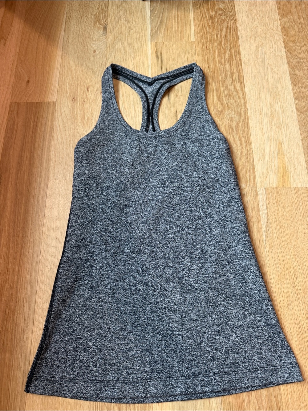 lululemon athletica Gray Racerback Tank - Heathered Performance